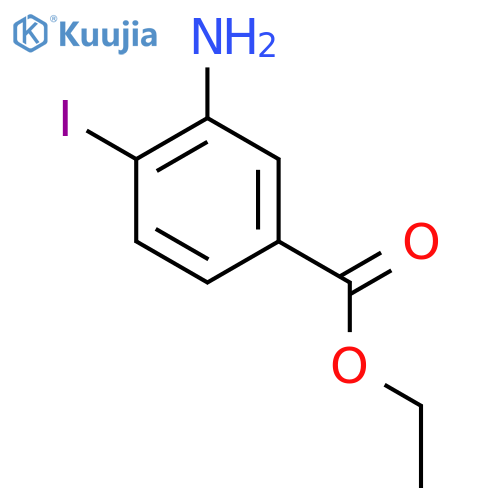Ethyl 3-amino-4-iodobenzoate structure
