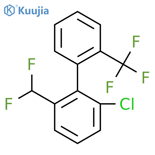 6-Chloro-2-(difluoromethyl)-2'-(trifluoromethyl)biphenyl structure