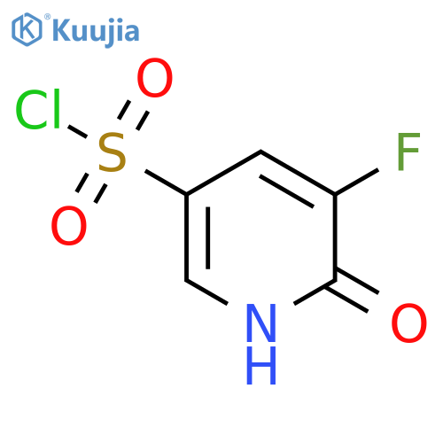 3-Fluoro-2-hydroxypyridine-5-sulfonyl chloride structure