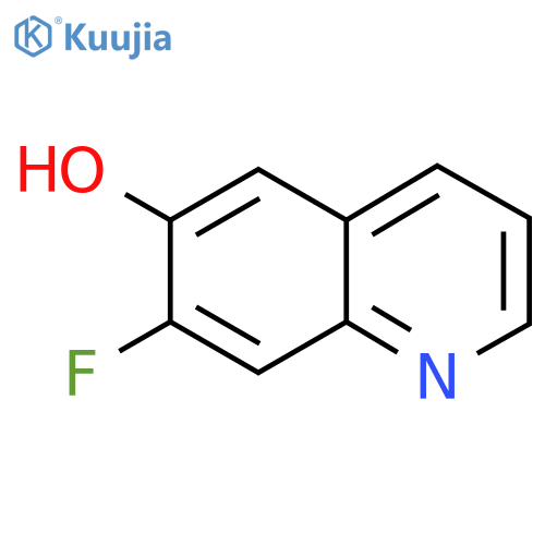 7-Fluoroquinolin-6-ol structure