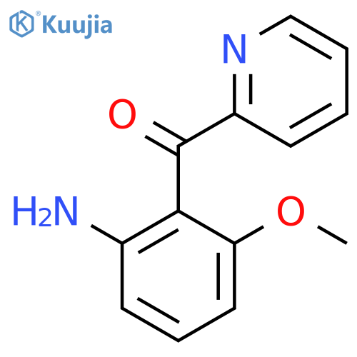 2-(2-Amino-6-methoxybenzoyl)pyridine structure