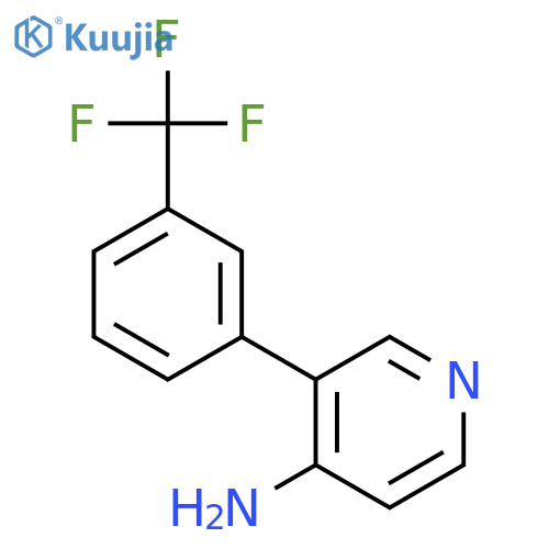 3-(3-(Trifluoromethyl)phenyl)pyridin-4-amine structure