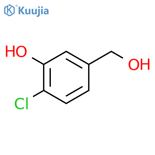 2-Chloro-5-(hydroxymethyl)phenol structure