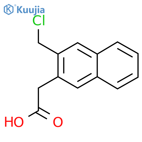 2-(Chloromethyl)naphthalene-3-acetic acid structure