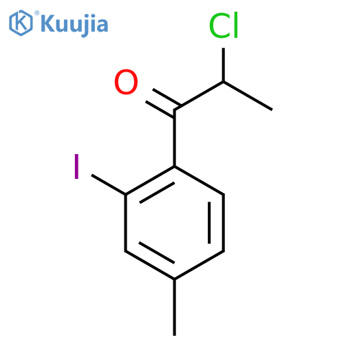 2-Chloro-2'-iodo-4'-methylpropiophenone structure
