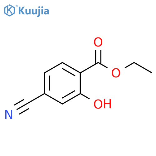 ethyl 4-cyano-2-hydroxybenzoate structure