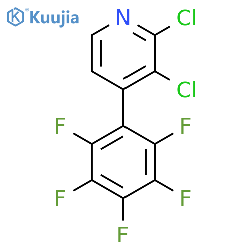 2,3-Dichloro-4-(perfluorophenyl)pyridine structure