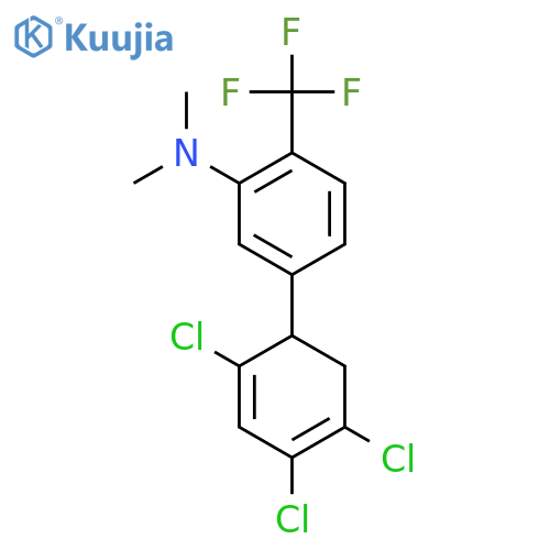 Dimethyl-[5-(2,4,5-trichloro-cyclohexa-2,4-dienyl)-2-(trifluoromethyl)phenyl]-amine structure