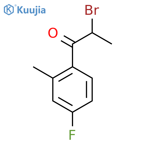 2-Bromo-4'-fluoro-2'-methylpropiophenone structure