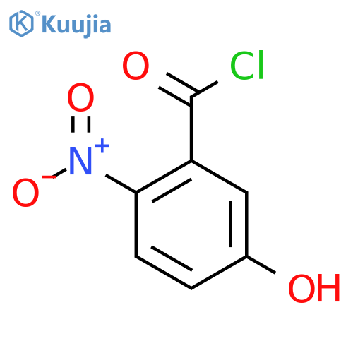 5-Hydroxy-2-nitrobenzoyl chloride structure