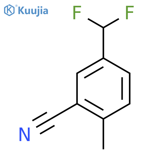 2-Cyano-4-(difluoromethyl)toluene structure