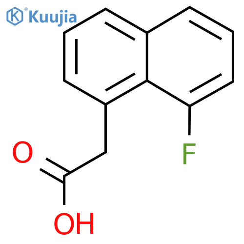 8-Fluoronaphthalene-1-acetic acid structure