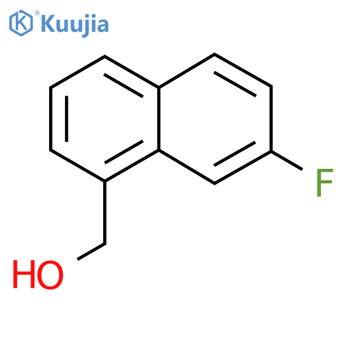 7-Fluoronaphthalene-1-methanol structure