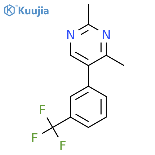 2,4-dimethyl-5-3-(trifluoromethyl)phenylpyrimidine structure