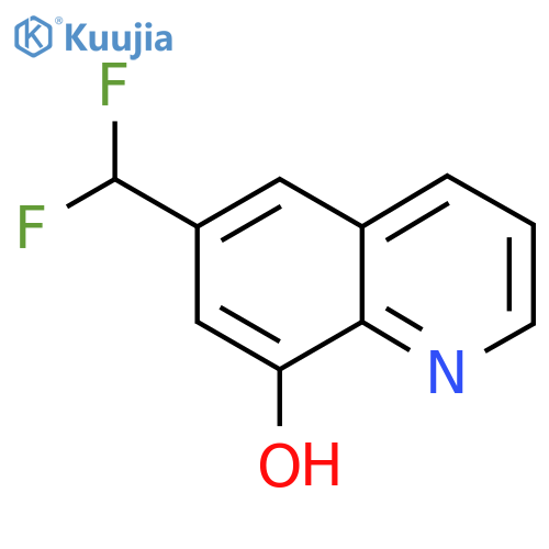 6-(Difluoromethyl)quinolin-8-ol structure