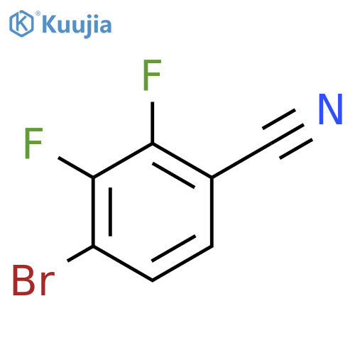 4-Bromo-2,3-difluorobenzonitrile structure