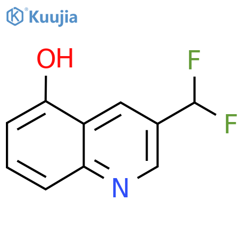 3-(Difluoromethyl)-5-hydroxyquinoline structure