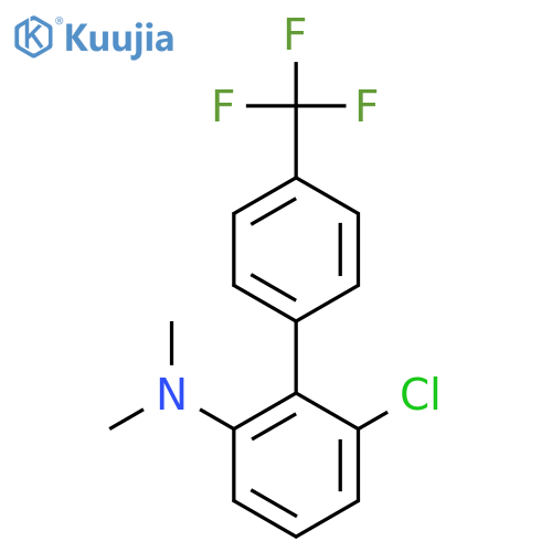 (6-Chloro-4'-(trifluoromethyl)biphenyl-2-yl)-dimethyl-amine structure