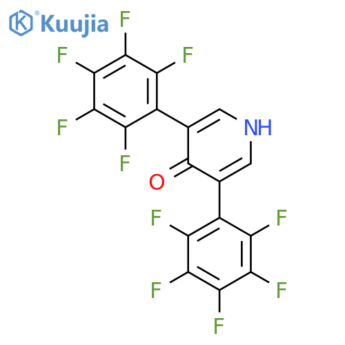 3,5-Bis(perfluorophenyl)-4-hydroxypyridine structure