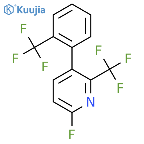 6-Fluoro-2-(trifluoromethyl)-3-(2-(trifluoromethyl)phenyl)pyridine structure