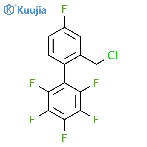 2'-Chloromethyl-2,3,4,5,6,4'-hexafluorobiphenyl structure