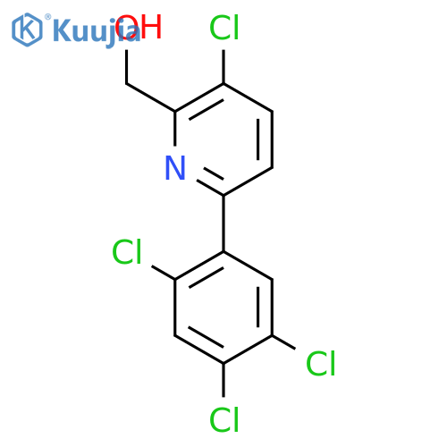 3-Chloro-6-(2,4,5-trichlorophenyl)pyridine-2-methanol structure