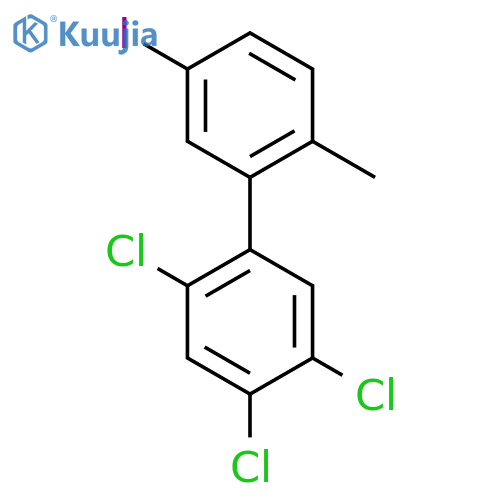 5'-Iodo-2'-methyl-2,4,5-trichlorobiphenyl structure