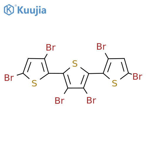 2,2':5',2''-Terthiophene, 3,3',3'',4',5,5''-hexabromo- structure