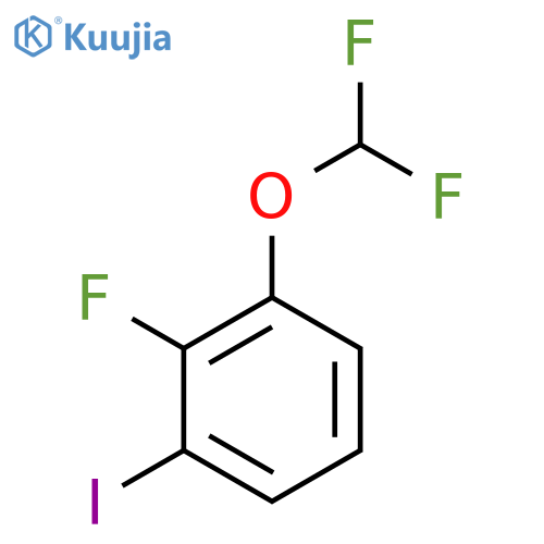 2-Fluoro-3-(difluoromethoxy)iodobenzene structure