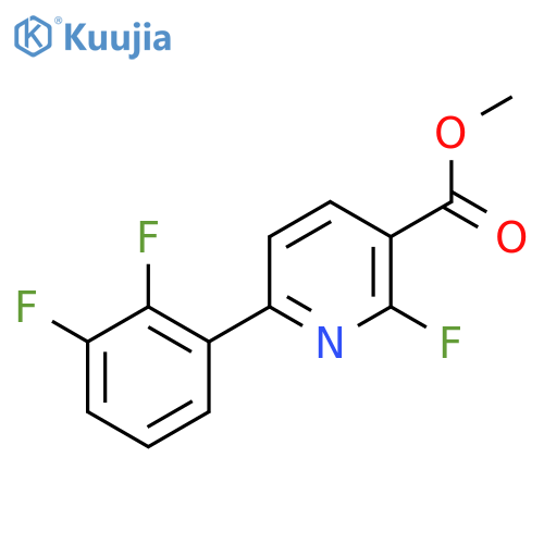 Methyl 6-(2,3-difluorophenyl)-2-fluoronicotinate structure