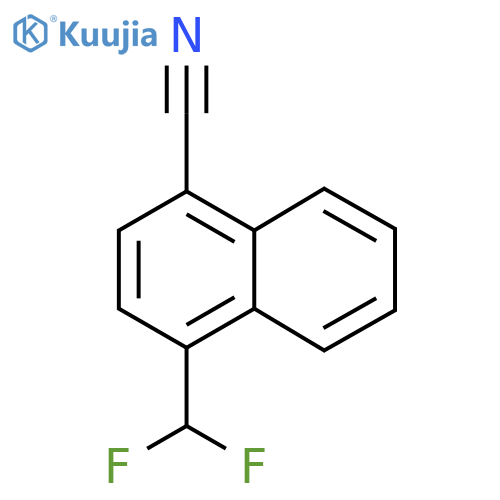 1-Cyano-4-(difluoromethyl)naphthalene structure