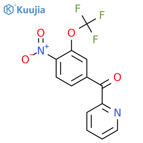 2-(3-(Trifluoromethoxy)-4-nitrobenzoyl)pyridine structure