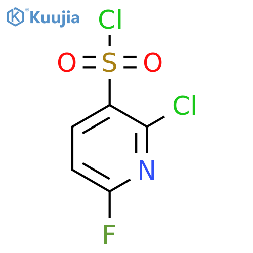 2-Chloro-6-fluoropyridine-3-sulfonyl chloride structure