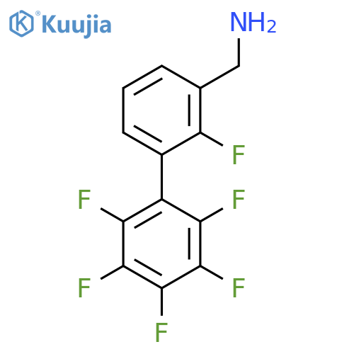 C-(2,2',3',4',5',6'-Hexafluorobiphenyl-3-yl)-methylamine structure
