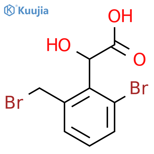 2-Bromo-6-(bromomethyl)mandelic acid structure