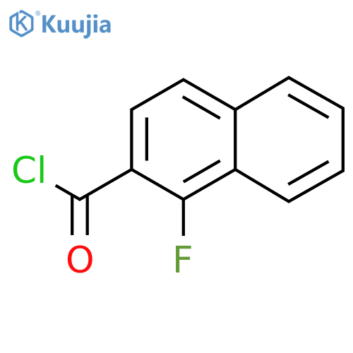 1-Fluoronaphthalene-2-carbonyl chloride structure
