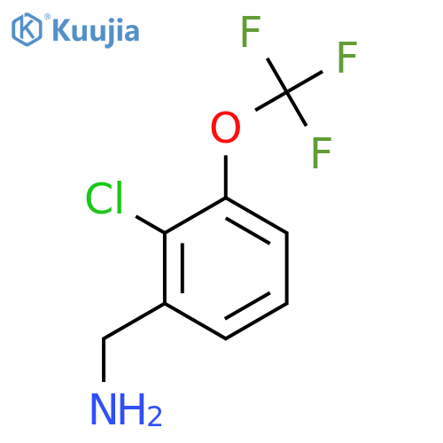 2-Chloro-3-(trifluoromethoxy)benzylamine structure