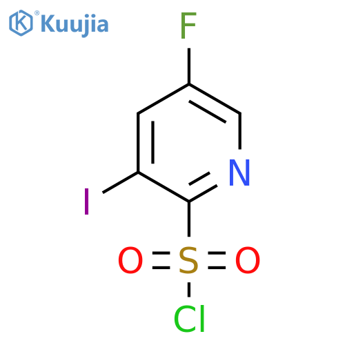 3-Iodo-5-fluoropyridine-2-sulfonyl chloride structure