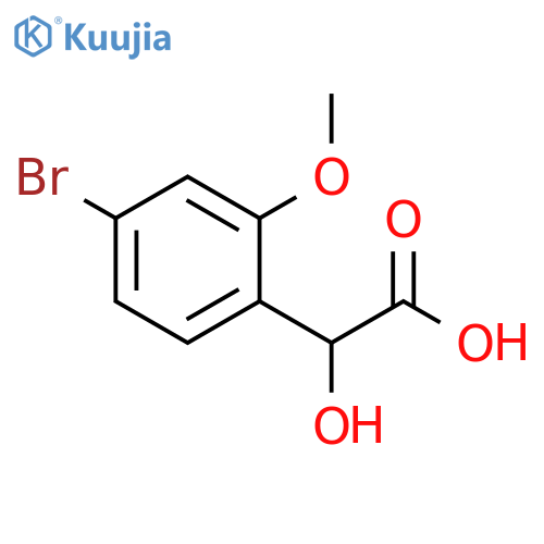 2-(4-bromo-2-methoxyphenyl)-2-hydroxyacetic acid structure