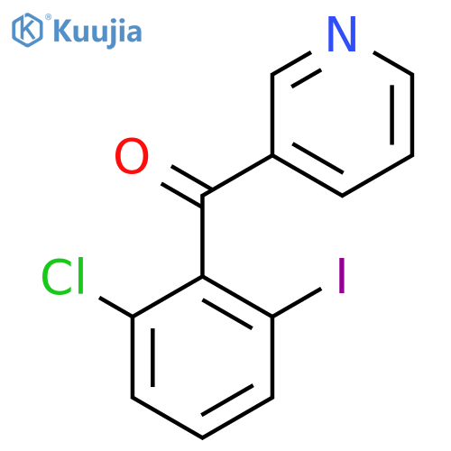 3-(2-Chloro-6-iodobenzoyl)pyridine structure