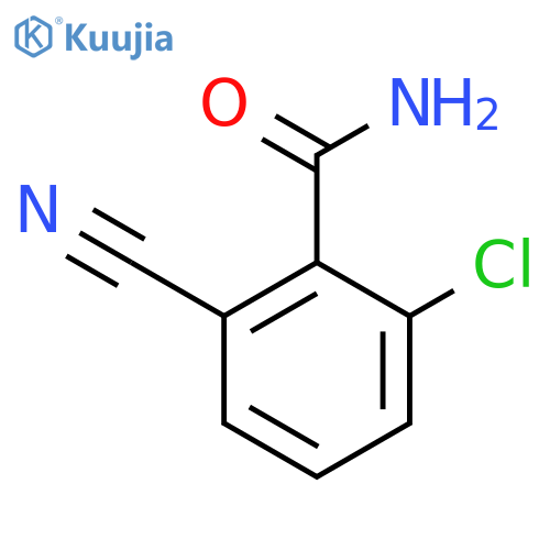 2-Chloro-6-cyanobenzamide structure