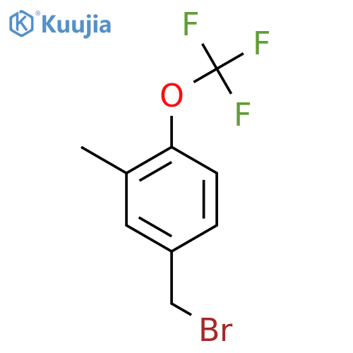 4-(Bromomethyl)-2-methyl-1-(trifluoromethoxy)benzene structure
