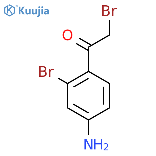 4'-Amino-2,2'-dibromoacetophenone structure