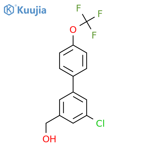 5-Chloro-4'-(trifluoromethoxy)biphenyl-3-methanol structure