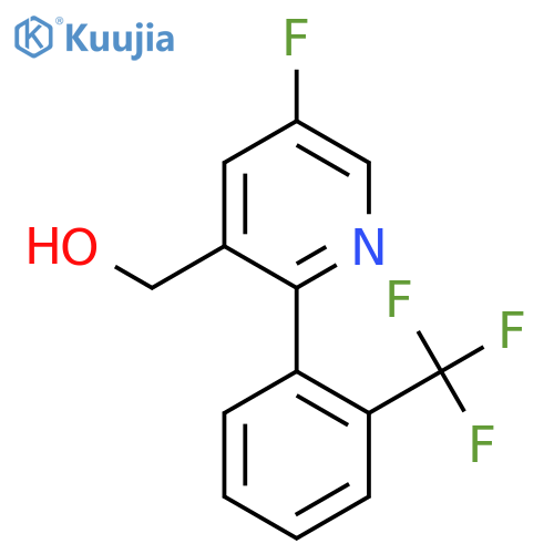 5-Fluoro-2-(2-(trifluoromethyl)phenyl)pyridine-3-methanol structure