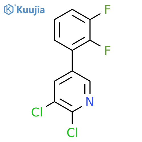 2,3-Dichloro-5-(2,3-difluorophenyl)pyridine structure