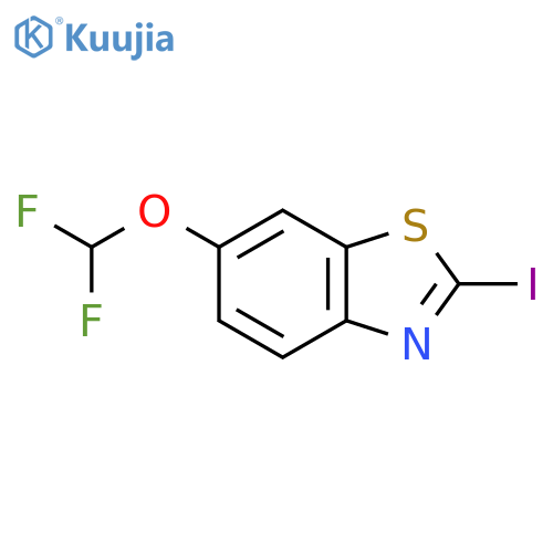 6-(Difluoromethoxy)-2-iodobenzothiazole structure