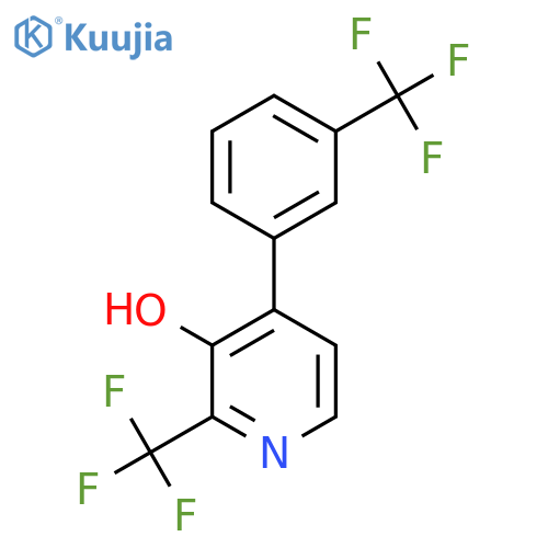 3-Hydroxy-2-(trifluoromethyl)-4-(3-(trifluoromethyl)phenyl)pyridine structure
