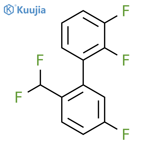 2'-(Difluoromethyl)-2,3,5'-trifluorobiphenyl structure