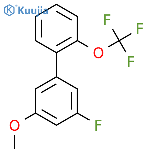5-Fluoro-3-methoxy-2'-(trifluoromethoxy)biphenyl structure